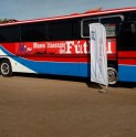 Andacollinos se maravillaron con los objetos del Museo Itinerante del Fútbol Chileno