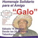 Confirmados los artistas para peña solidaria y homenaje póstumo a Albino Vega