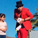 Con juegos infantiles, show, magia y golosinas, niños andacollinos celebraron su día