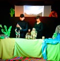 Alumnos de Escuelas de Andacollo disfrutan de espectáculo de teatro de títeres «Cántaros del tiempo»