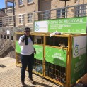 Gran trabajo de monitores en campaña de reciclaje en Fiesta Chica de Andacollo