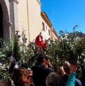 Gran cantidad de fieles se congregaron para celebrar Domingo de Ramos en el  Templo Parroquial