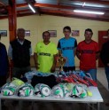 Club Deportivo de  Maitencillo recibe donación de dos equipos de fútbol
