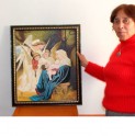 Una artista que acerca las grandes obras pictóricas a los andacollinos
