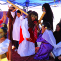 Colegio de Andacollo efectuó tradicional Vía Crucis