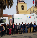 Municipalidad de Andacollo recibe un nuevo camión recolector de basura de alto tonelaje