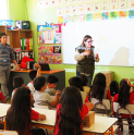 Estudiantes de la escuela Nuestra Señora del Rosario participaron en charla sobre prevención vial