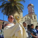 Fieles participaron de la procesión de Corpus Christi en Andacollo