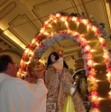 Bendicen nuevas prendas de la Virgen Peregrina de Andacollo donada por anderos