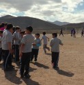Estudiantes de las escuelas rurales celebraron las fiestas Patrias en “El Cobre”