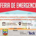 Invitan a participar en Feria de Emergencia de Bomberos de Andacollo