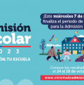 Hoy finaliza el período de postulación a la Admisión Escolar 2023