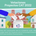 Votaciones de Proyectos CAT 2022 se realizarán  los días 4 y 5 de noviembre