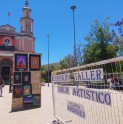 Taller de arte dio inicio a las exposiciones de la Escuela de Talentos Andacollinos